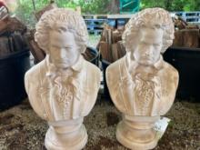 Ceramic Beethoven Statues
