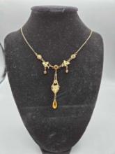 Antique Lavaliere Necklace Circa 1910