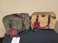 2 New w/ Tags Etienne Aigner Corduroy Collection Purses