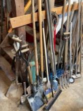 Large Assortment of Yard Tools