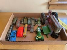 Tootsie toy cars, Hubley farm toy