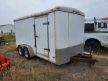 (Item off site - 1/4 mile from Auction Barn) 14 Foot Enclosed Trailer