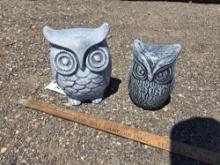 2 Concrete owls