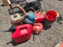 Fuel cans, Lisence plates