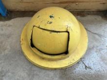 Vintage Yellow Trash Can Lid