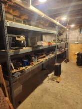 3 Sections of Shelving - Shelving Only Item - Located in Basement Bring help to load
