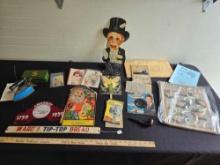 Advertising Items, Fortune Magazine, Charlie McCarthy, Pipe, Record