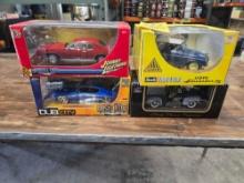 4 Assorted Diecast Cars