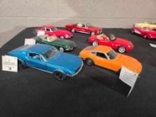 6 Franklin Mint Cars