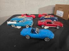 7 Franklin Mint Diecast Cars