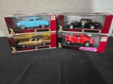 4 Road Signature Collection 1/18 Scale Diecast Cars