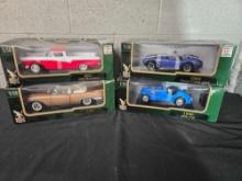 4 Road Signature Deluxe Collection 1/18 Scale Diecast Cars