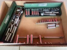 SK Socket Sets W/ Ratchet Wrenches