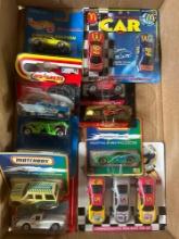 (16) Hot wheels & Match box cars