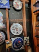 Matco, Harley Davidson and hot rod mag batt op clocks