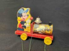 Mickey Mouse Pull Along Train toy
