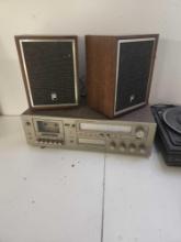 Electronics 8 Track Player and Turntable