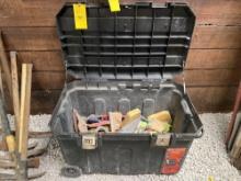 Craftsman Job Box Full of Assorted Concrete Tools