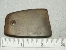 Salvaged Pendant - 2 1/2 in. - Brown Slate