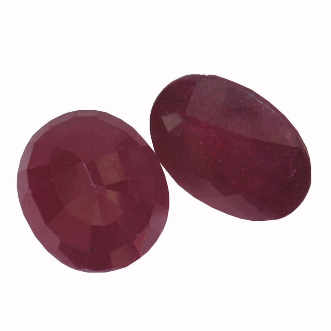 10.83 ctw Oval Mixed Ruby Parcel