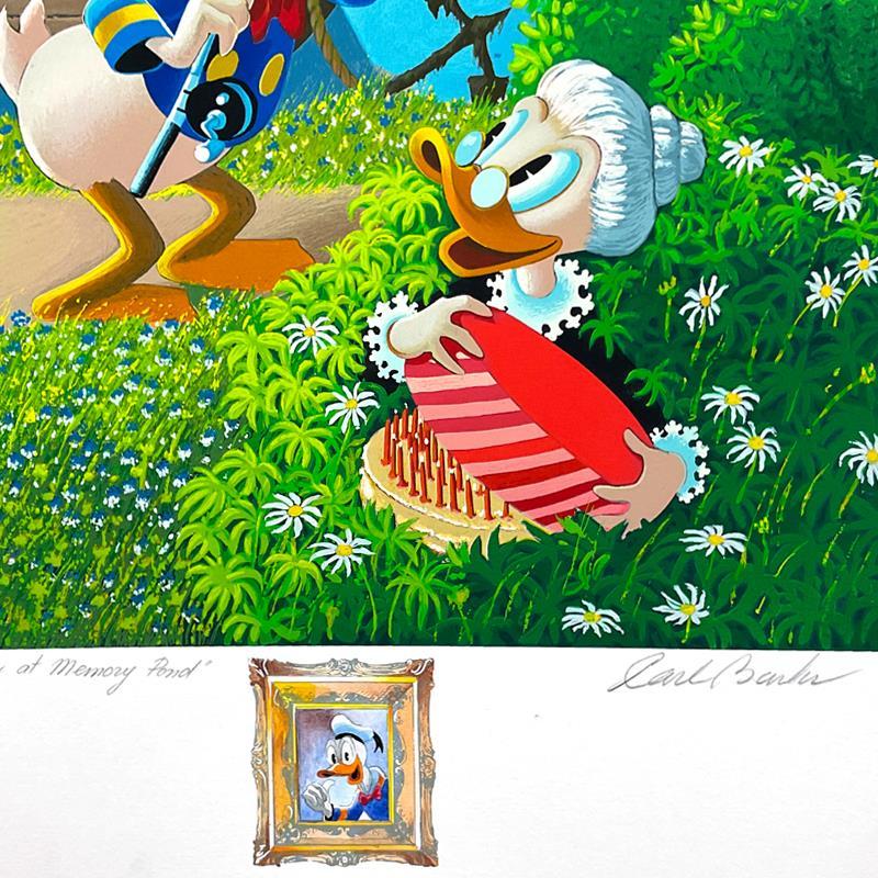 Surprise Party at Memory Pond by Carl Barks (1901-2000)