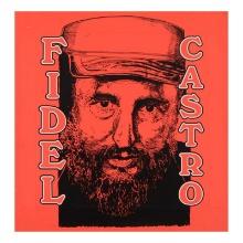 Fidel Castro by Steve Kaufman (1960-2010)