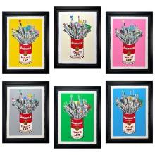 Tomato Pop Set by Mr Brainwash