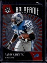 BARRY SANDERS 2021 PANINI MOSAIC HOLOFAME INSERT