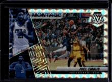 JOEL EMBIID 2021-22 PANINI MOSAIC MONTAGE PRIZM