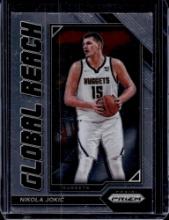 NIKOLA JOKIC 2022-23 PANINI PRIZM GLOBAL REACH INSERT