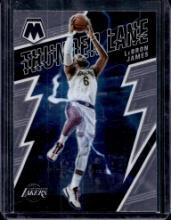 LEBRON JAMES 2021-22 PANINI MOSAIC THUNDER LANE INSERT