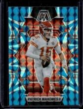 PATRICK MAHOMES 2023 PANINI MOSAIC REACTIVE BLUE PRIZM