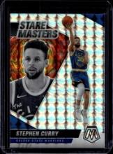 STEPHEN CURRY 2020-21 PANINI MOSAIC STARE-MASTERS SILVER PRIZM SP