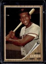 ORLANDO CEPEDA 1962 TOPPS #40