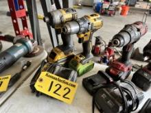 LOT: 2-DEWALT CORDLESS DRILL DRIVERS, 20V 2-BATTERIES, 1-CHARGER