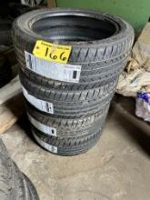 BID PRICE X 4 - (4) KELLY EDGE A/S 215/45R17 TIRES