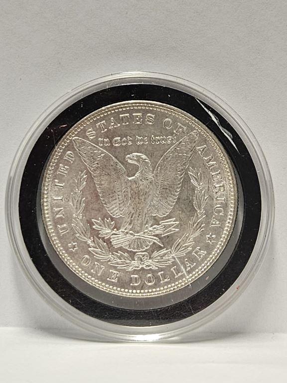 1887 Morgan Silver Dollar in Capsule