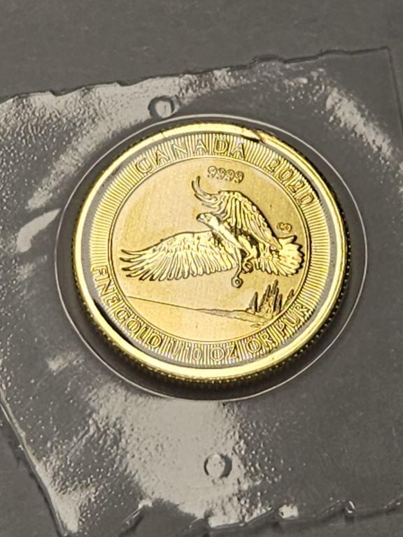 2020 Canadian 1/10oz Gold Coin