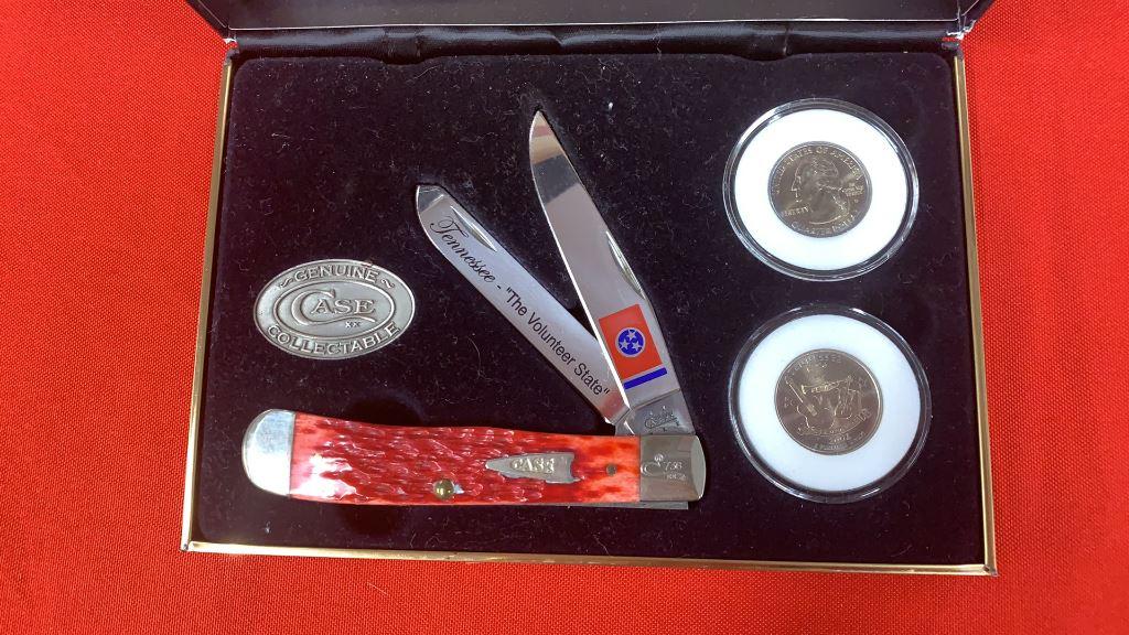 Case XX Tennessee U.S.A. Collector's Knife/Coins