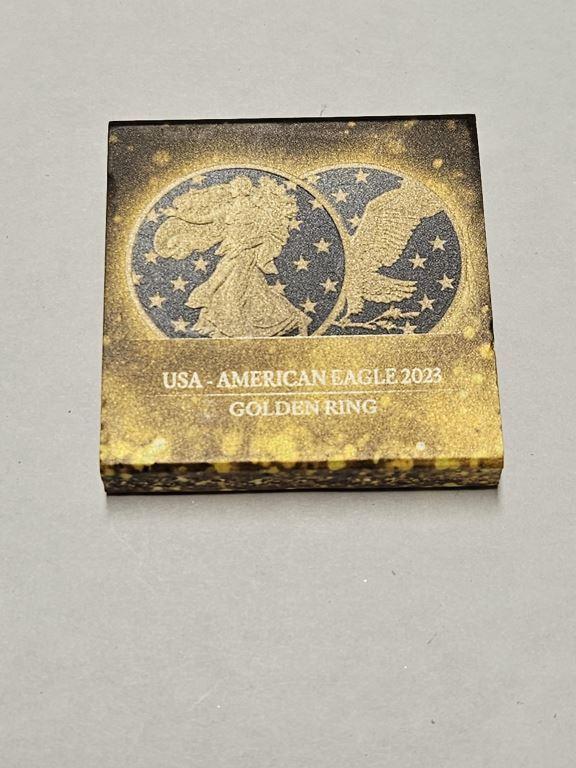 2023 USA American Eagle Golden Ring