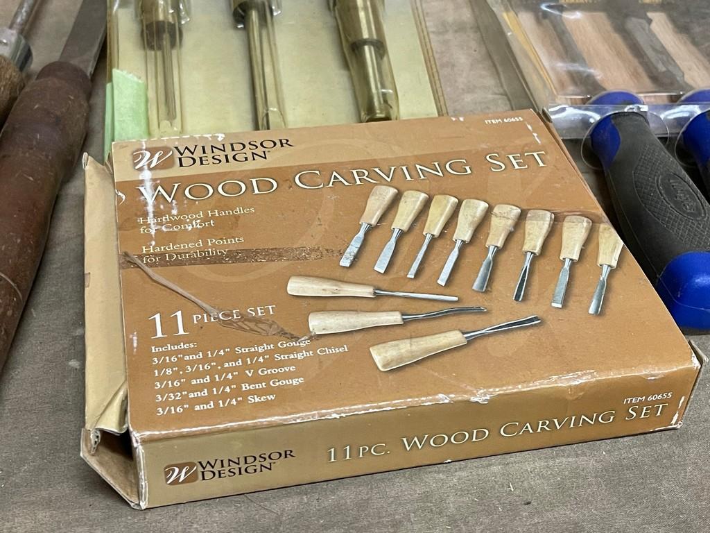 Lot of Wood Tools