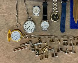 Lot of Watches and Men's Jewelry