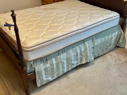 Antique Bed with Head and Foot Boards