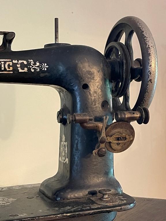 Domestic Antique Crank Sewing Machine