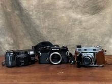 Lot Of 3 Vintage Cameras