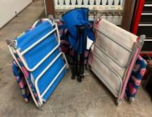 Lot Of 4 Outdoor Folding Chairs