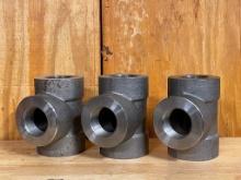 Lot Of 3 Chem Oil 2" Gas Fittings