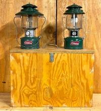 Lot Of 2 Coleman Lanterns In Boxes