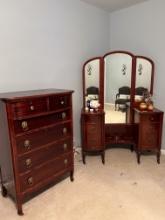 Antique Vanity & Chest of Drawers