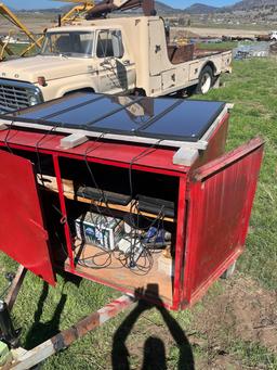 Small solar trailer